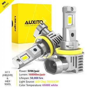 Auxito 9005 Hb3 H11 H9 H8 H16 Led 50w 16000lm Headlight Bulb