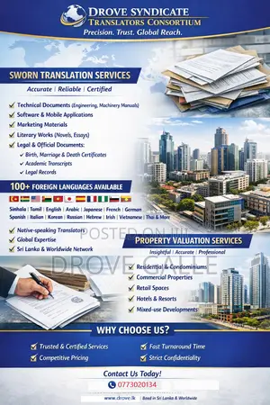 Sworn Translation Services/Property Valuation Services