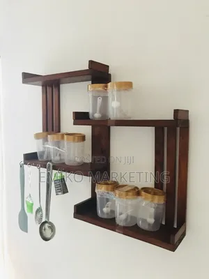 Wooden Spice Rack