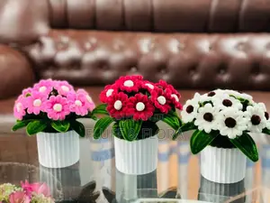 Beautiful Handmade Flower With Vase