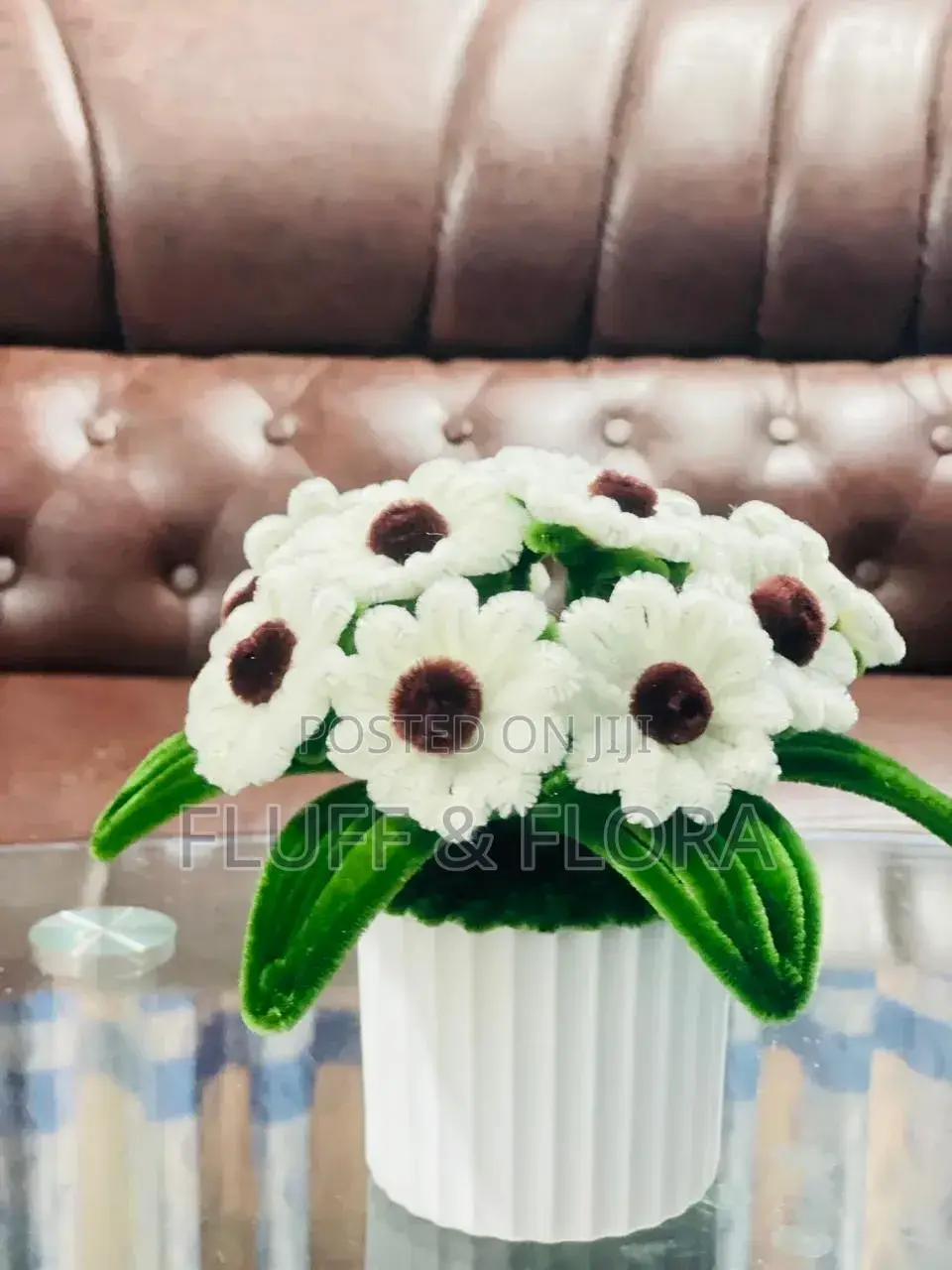 Beautiful Handmade Flower With Vase