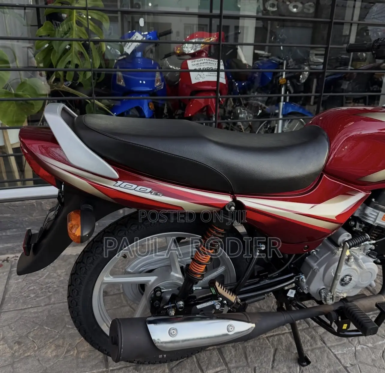 New Bajaj CT 100 2026 Red