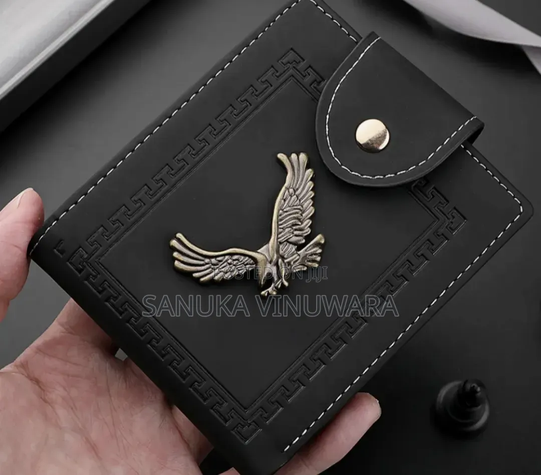 Men’S Pu Leather Short Wallet