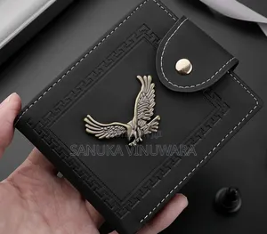 Men’S Pu Leather Short Wallet