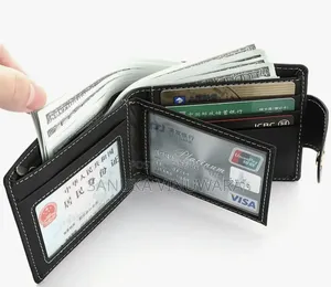 Men’S Pu Leather Short Wallet