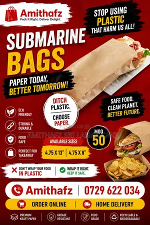 Submarine Bag | සබ්මැරීන් බෑග් | சப்மெரின் பேக் Taste Great Sri Lanka