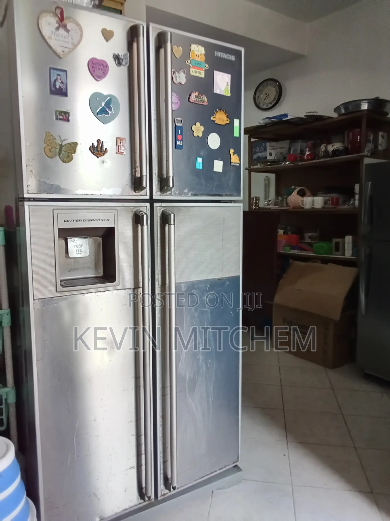Hitachi Used 4 Door Inverter Fridge With Water Dispenser Option.