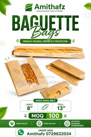 Baguette Bags – Wholesale in Sri Lanka Size Price Packaging