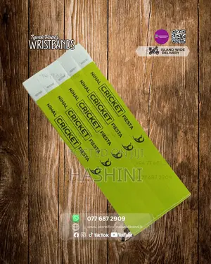 Custom-Printed Tyvek Wristbands