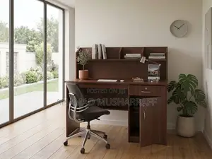 Durable Arpico Teak-Tone Study Table (4' X 1 3/4')