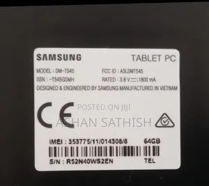 Samsung Galaxy Tab Active Pro 64 GB Black