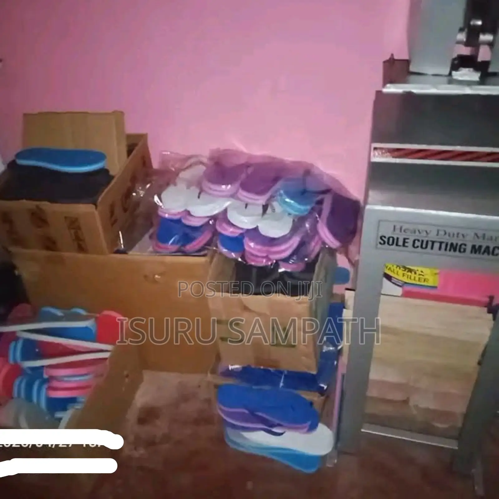 Manual Rubber Slipper Machine