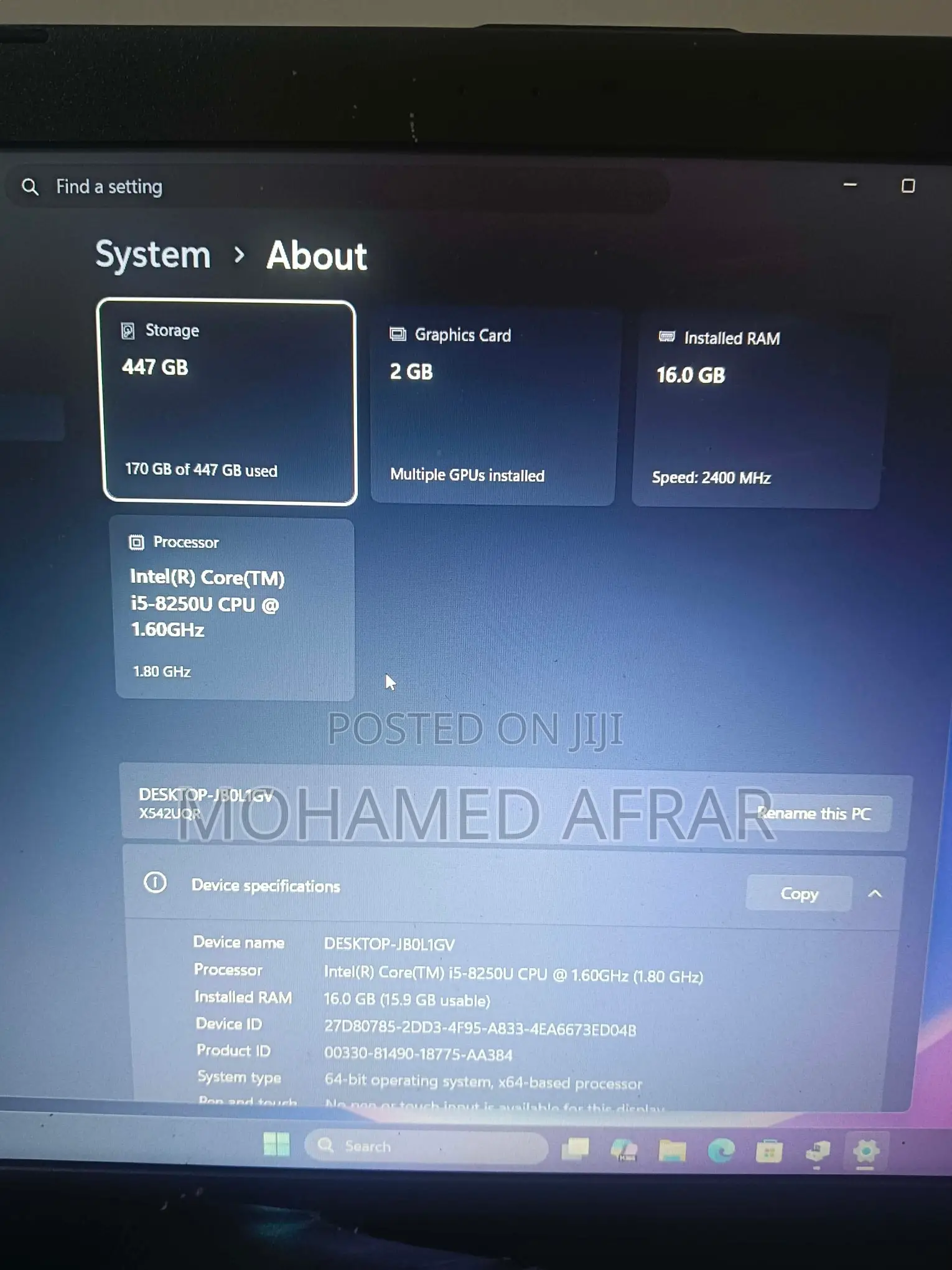 Laptop Asus X54C 16GB Intel Core i5 SSD 512GB