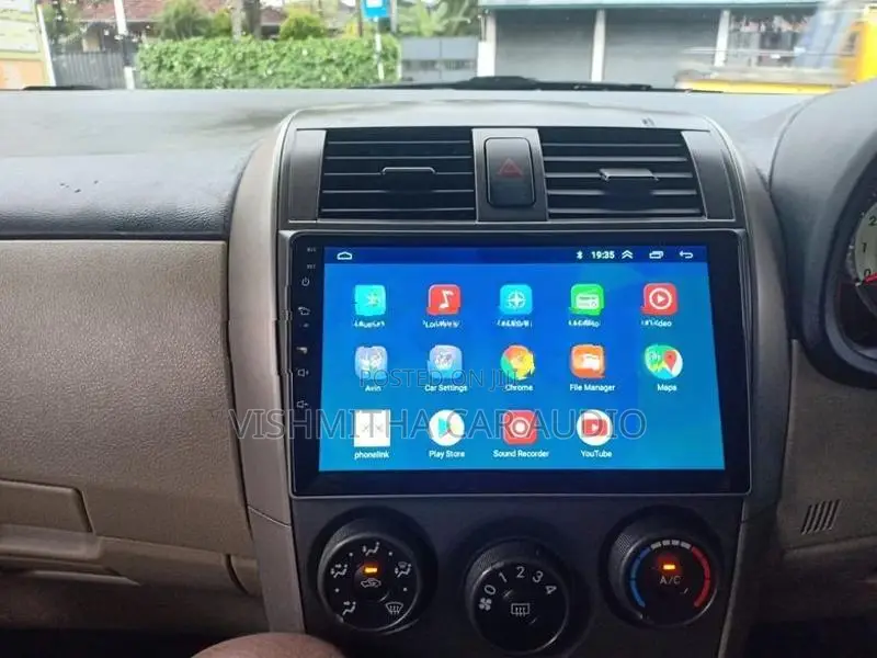 Toyota Corolla Axio Android Player With Panel 9 inch Setup