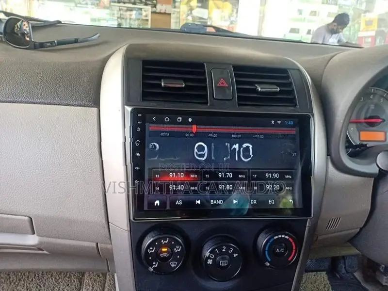 Toyota Corolla Axio Android Player With Panel 9 inch Setup
