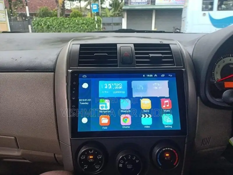 Toyota Corolla Axio Android Player With Panel 9 inch Setup