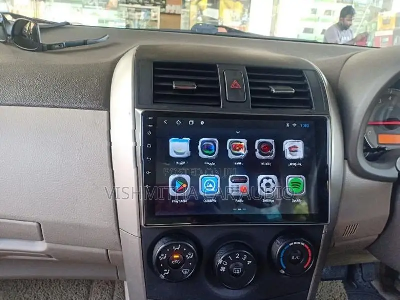 Toyota Corolla Axio Android Player With Panel 9 inch Setup