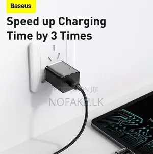 New Baseus 20W PD Super Si Quick Charger With USB C to Lightning Cable