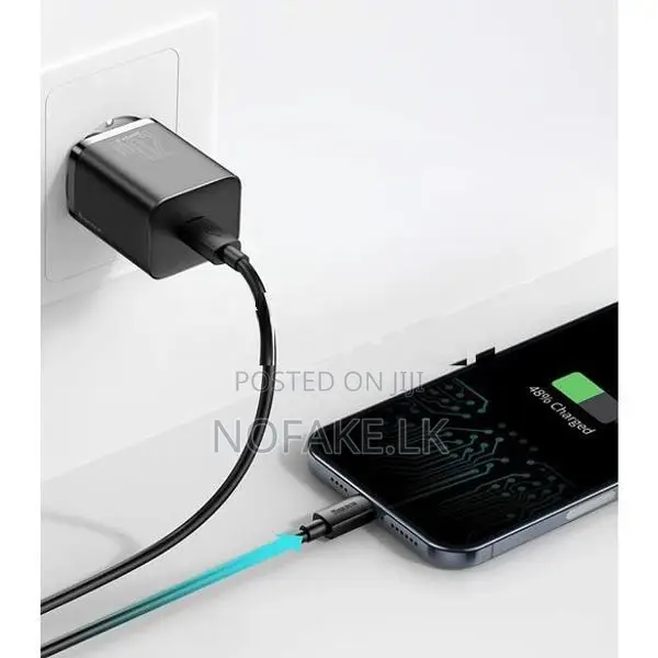 New Baseus 20W PD Super Si Quick Charger With USB C to Lightning Cable