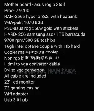 Gaming PC : ASUS ROG Motherboard