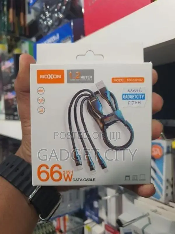 MOXOM 3 in 1MX-CB102 Fast Charging Cable