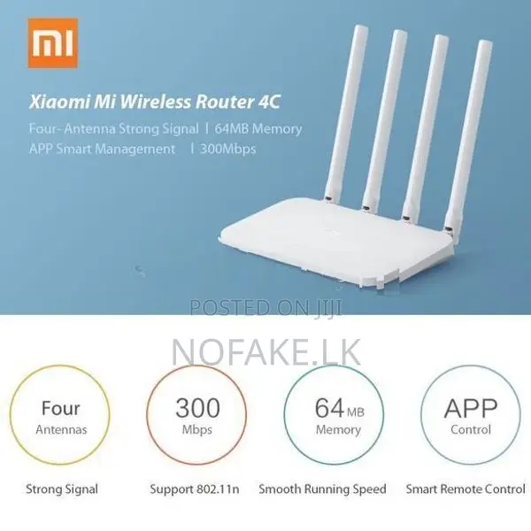 Xiaomi Mi Smart 4C 300Mbps Extender Router 4 high Performance Antenna