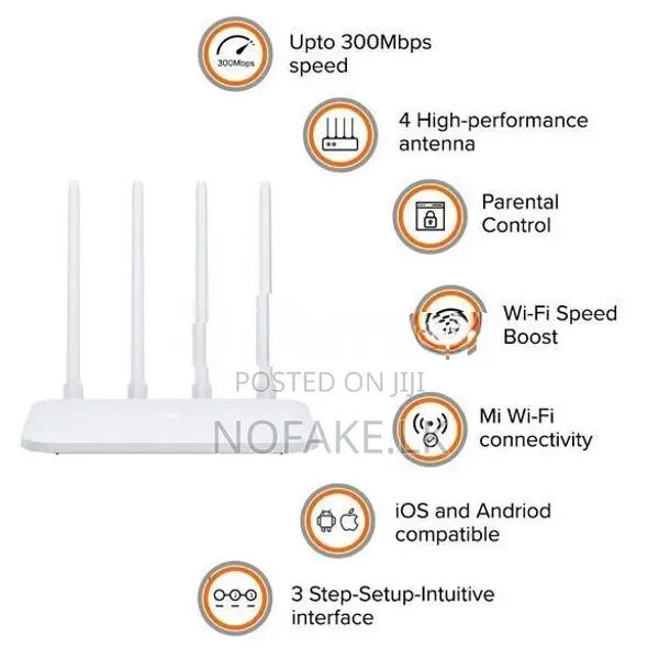 Xiaomi Mi Smart 4C 300Mbps Extender Router 4 high Performance Antenna