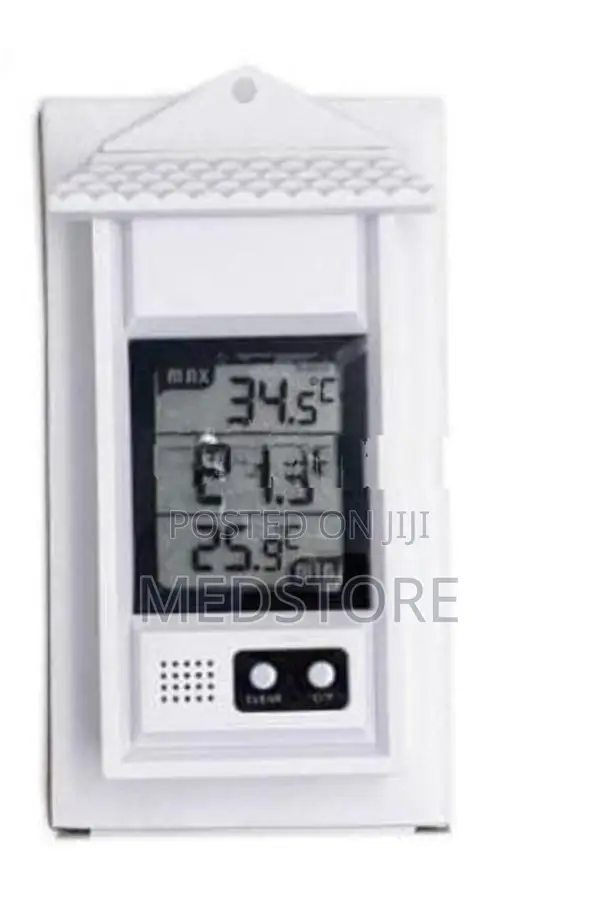 Room thermometer with max min measure