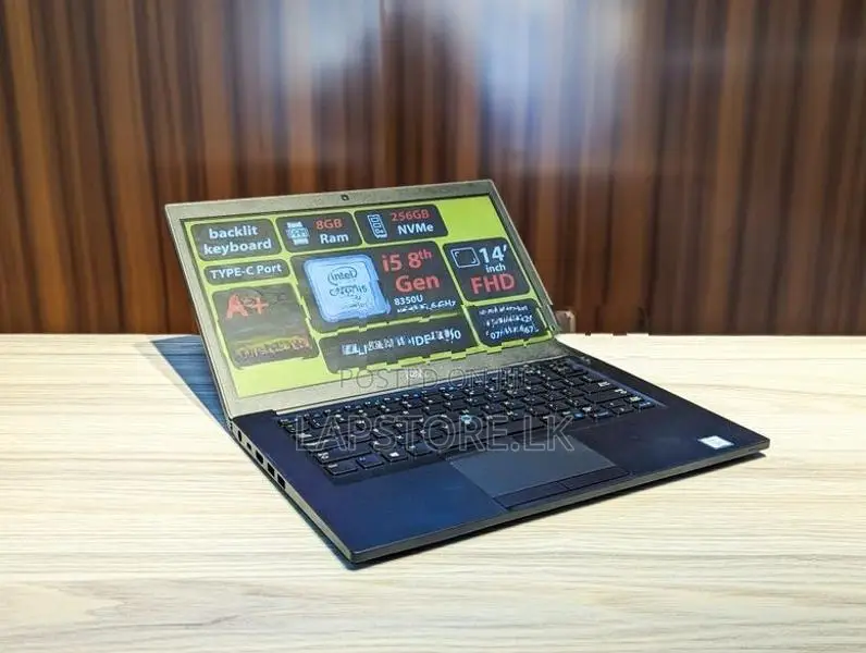 Dell Latitude 7490\ Core i5 8th Gen\256GB NVMe\8GB RAM\ Laps