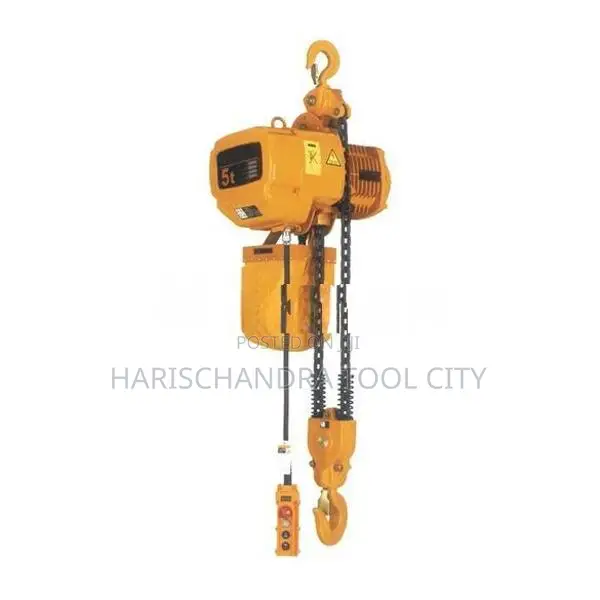 YALL 5Ton Heavy Duty Electric Chain Hoist With Hook 15m