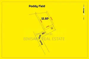 12.8 Perch Paddy Field View Land on Temple Road, Maharagama (SL 14341)