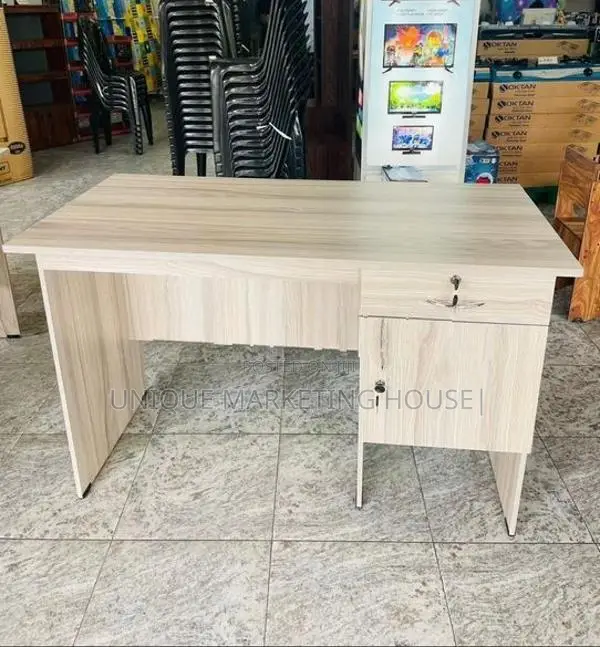 MODERN MELAMINE 4*2FT AMERICAN WHITE OFFICE TABLE