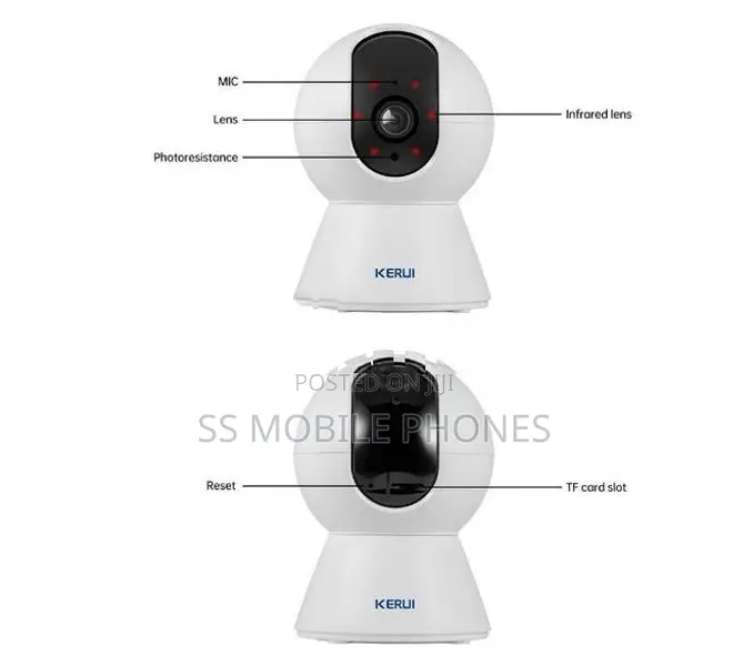 KERUI HD 3MP Tuya Smart Mini WiFi IP Camera