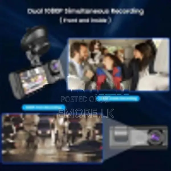 Baideluo Dual-Lens Dash Car Camera