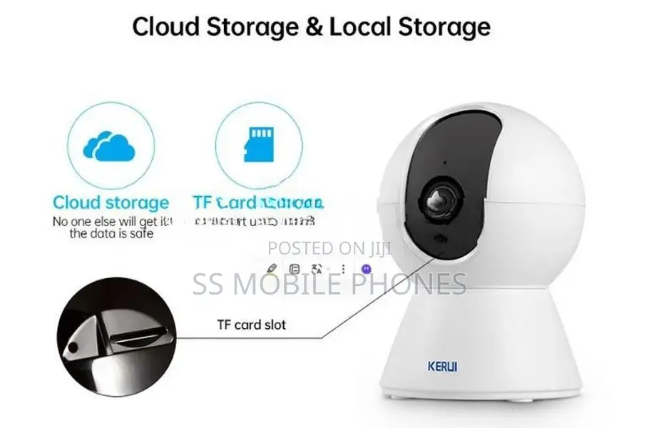 KERUI HD 3MP Tuya Smart Mini WiFi IP Camera