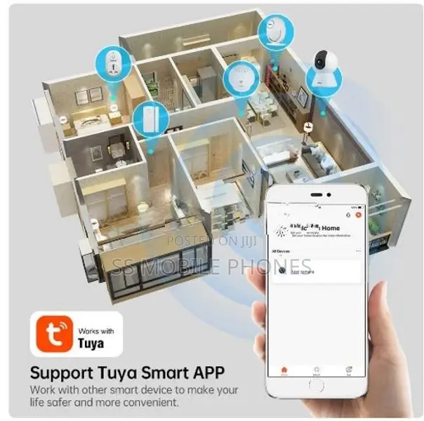 KERUI HD 3MP Tuya Smart Mini WiFi IP Camera