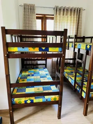 Teak Wood Bunk Bed with Mattress