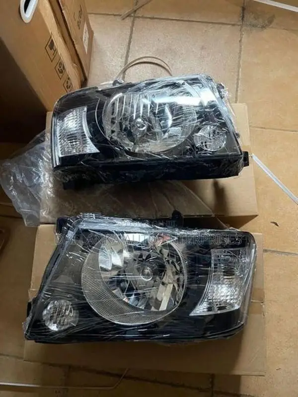 Nissan Patrol Y61 Black Base Headlight Set
