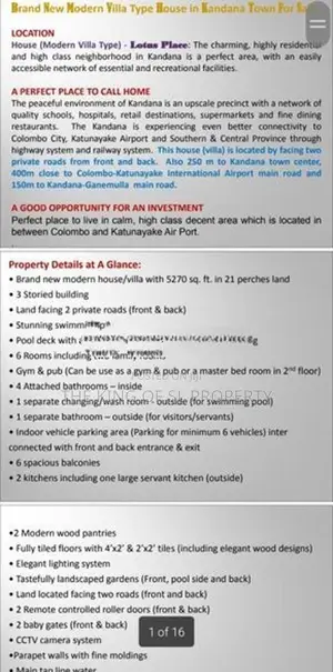 Luxury House for sale in Kandana