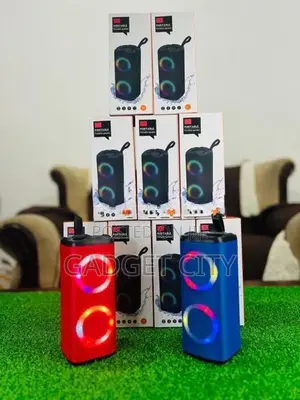 LM 882 Portable Wireless Bluetooth Speaker with RGB Lights Extra Bass