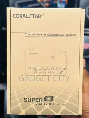 Combo TV Box Analog Tuner Coralstar LCD Receiver VGA