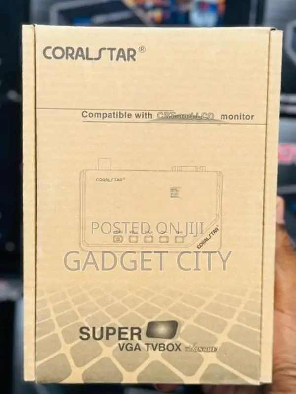 Combo TV Box Analog Tuner Coralstar LCD Receiver VGA