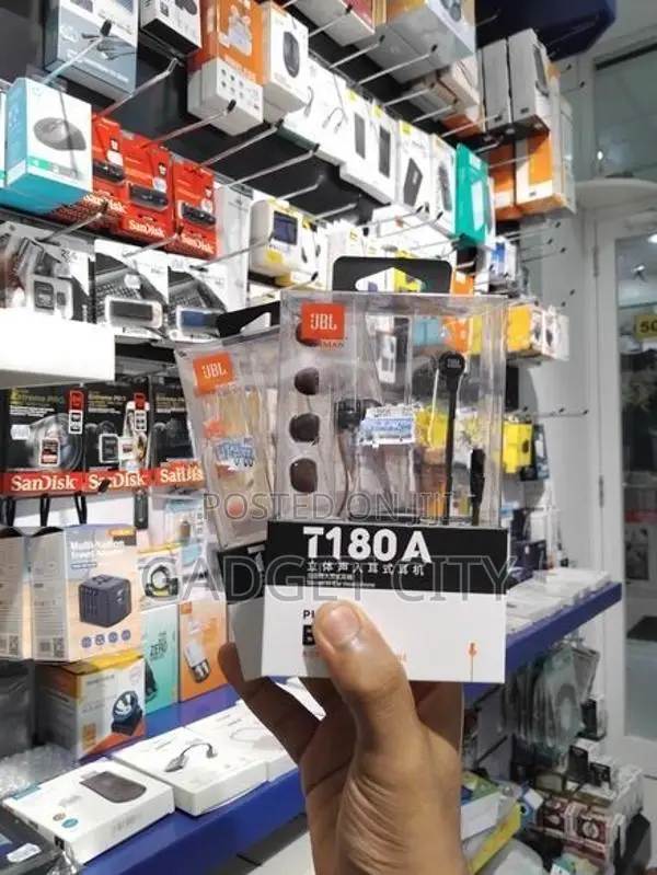 JBL Earphone with Mic – Handsfree T180