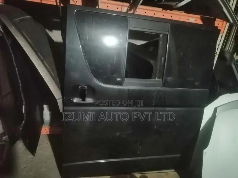 Toyota KDH Left Sliding Door Panel with Cut Glass