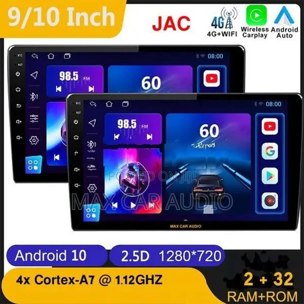 Jac 9" 2+32 Android Ips Gps Car Dvd Audio Setup