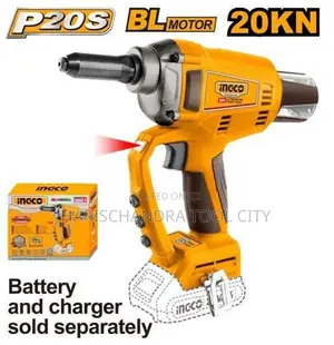 Ingco Cordless Brushless Rivet Gun Tool 20 v (without Battery & Charge