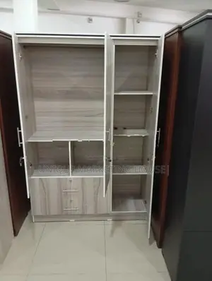 Modern American White 3 D L 2 Drawer Wardrobe