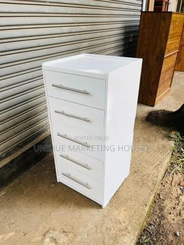 Modern 5pcs White Drawer Set