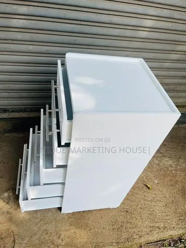 Modern 5pcs White Drawer Set