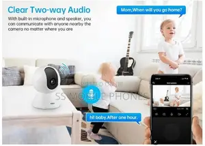 KERUI HD 3MP Tuya Smart Mini WiFi IP Camera